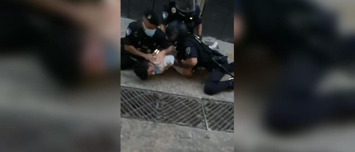 Naim Darrechi | Así fue el forcejeo con la policía y su detención en Palma