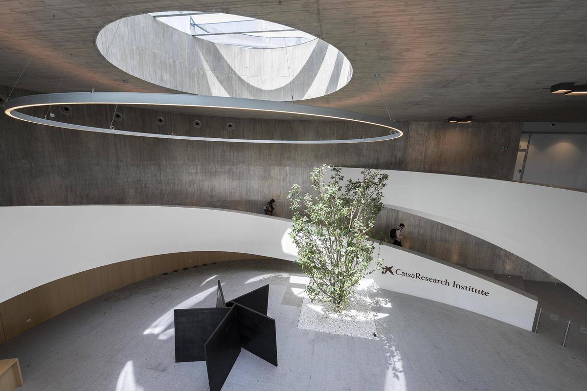 Interior del CaixaResearch Institute.