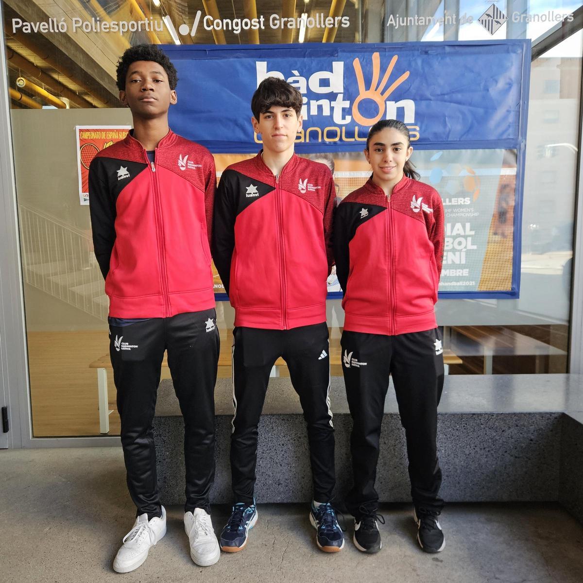 Deportistas dub-17 del CB Xàtiva en el Campeonato de España, en Granollers.