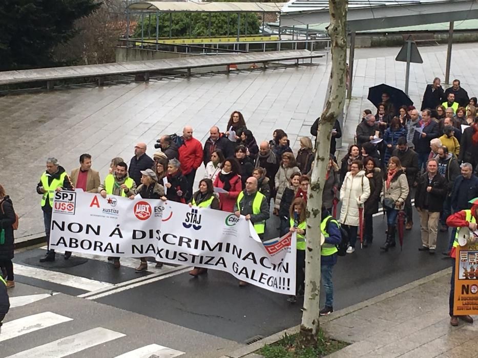 "Histórica" movilización de empleados judiciales