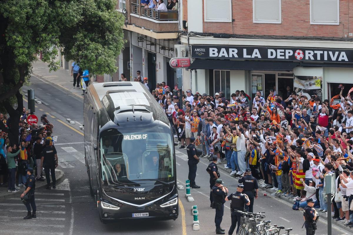 ASÍ HA LLEGADO EL VALENCIA CF A MESTALLA
