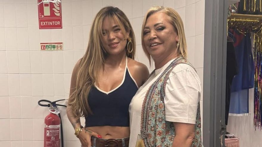Belén y Karol G juntas en el programa de RTVE