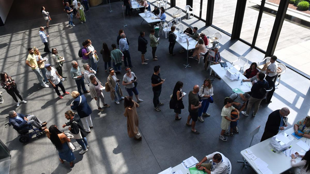 Jornada electoral en A Coruña