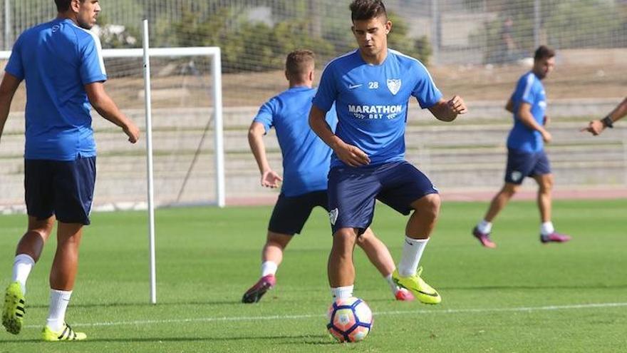 Kuki Zalazar es un habitual en los entrenamientos.