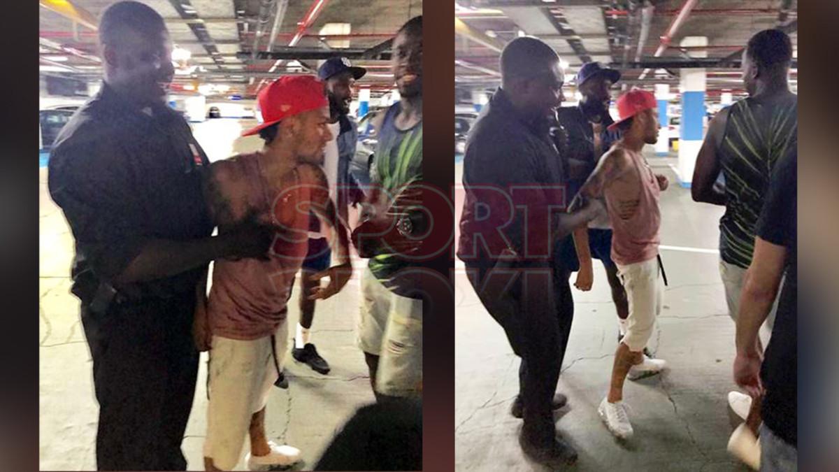 Neymar tuvo un incidente con aficionados la noche antes de viajar a la gira
