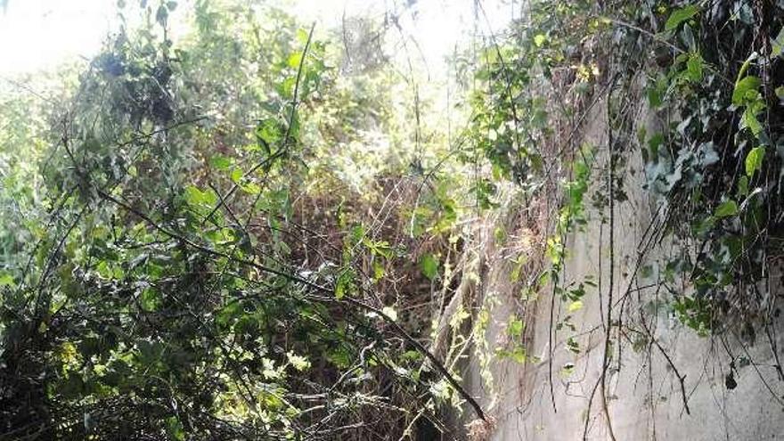 Dos heridos al caer su coche por un terraplén en Vilaboa