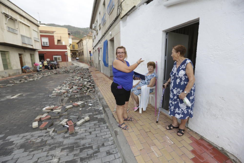 Imágenes de la lluvia en Murcia