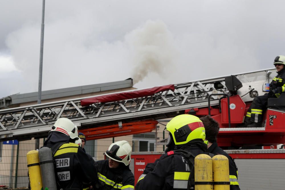 Explosión en una estación de gas en Austria