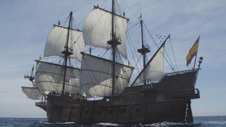 El galeón &#039;Andalucía&#039; amarra en el puerto de Mazarrón hasta el 1 de diciembre