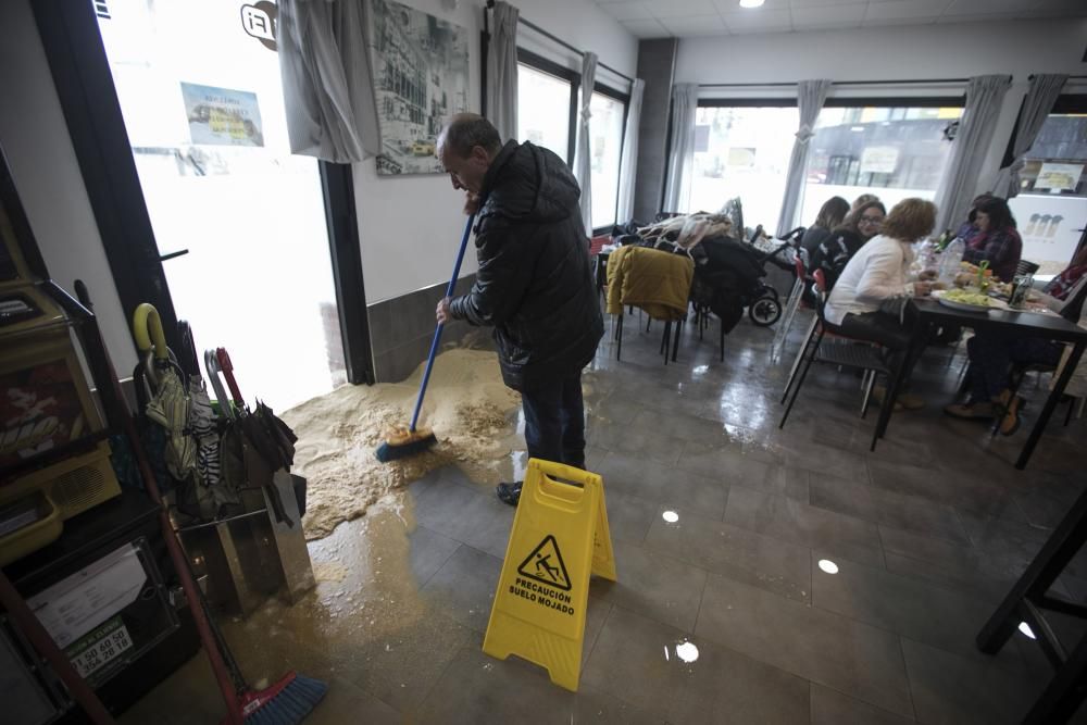 Inundaciones en Oviedo