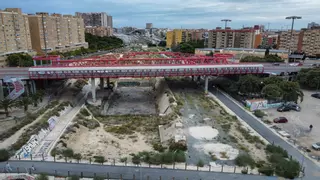 Los vecinos presionan con las zonas verdes del Parque Central de Alicante: "No queremos una rotonda ajardinada"