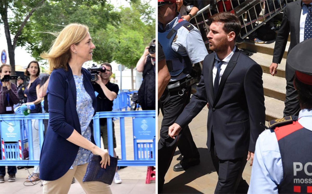 La Infanta Cristiana y Leo Messi