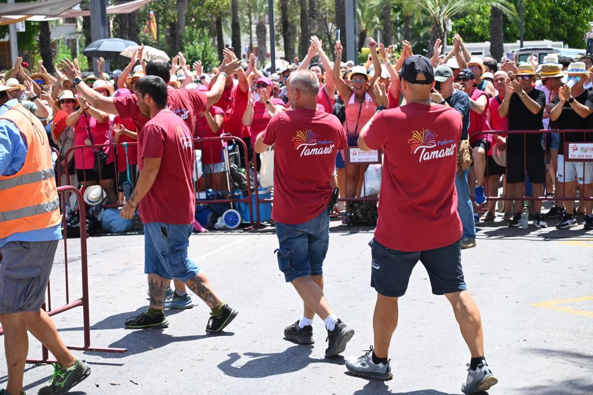La mascletà de la pirotecnia Tamarit en las Fiestas de Elche, en imágenes