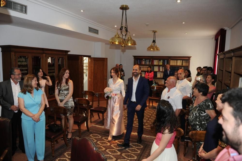 Primera boda en el Colegio Notarial de Murcia