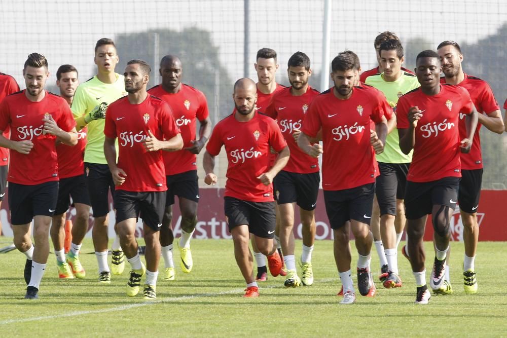 Entrenamiento del Sporting