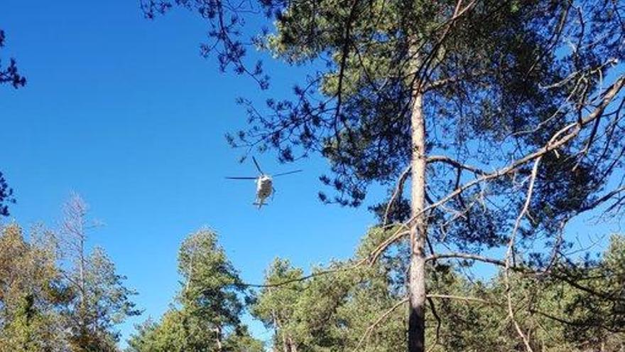 Rescaten un ciclista accidentat a Campdevànol