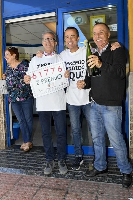 LAS PALMAS DE GRAN CANARIA 06-01-2019 LAS PALMAS DE GRAN CANARIA. Segundo Premio de la Loteria de El Niño en la Administración nº 36 del Barrio de La Feria y la Administración nº 22 de la calle Tenerife, en la foto Administracion de Loteria nº36 del Barrio de la Feria.  FOTOS: JUAN CASTRO