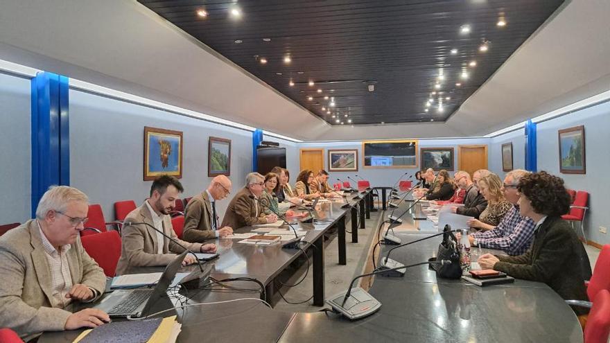 Reunión de la ejecutiva de la Comisión de Urbanismo y Ordenación del Territorio de Asturias.s (CUOTA)