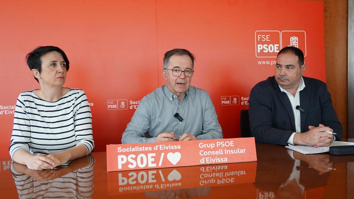 Rueda de prensa del PSOE de Ibiza.