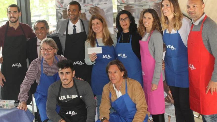 El club entrega 11.776 euros a Aea Solidaria