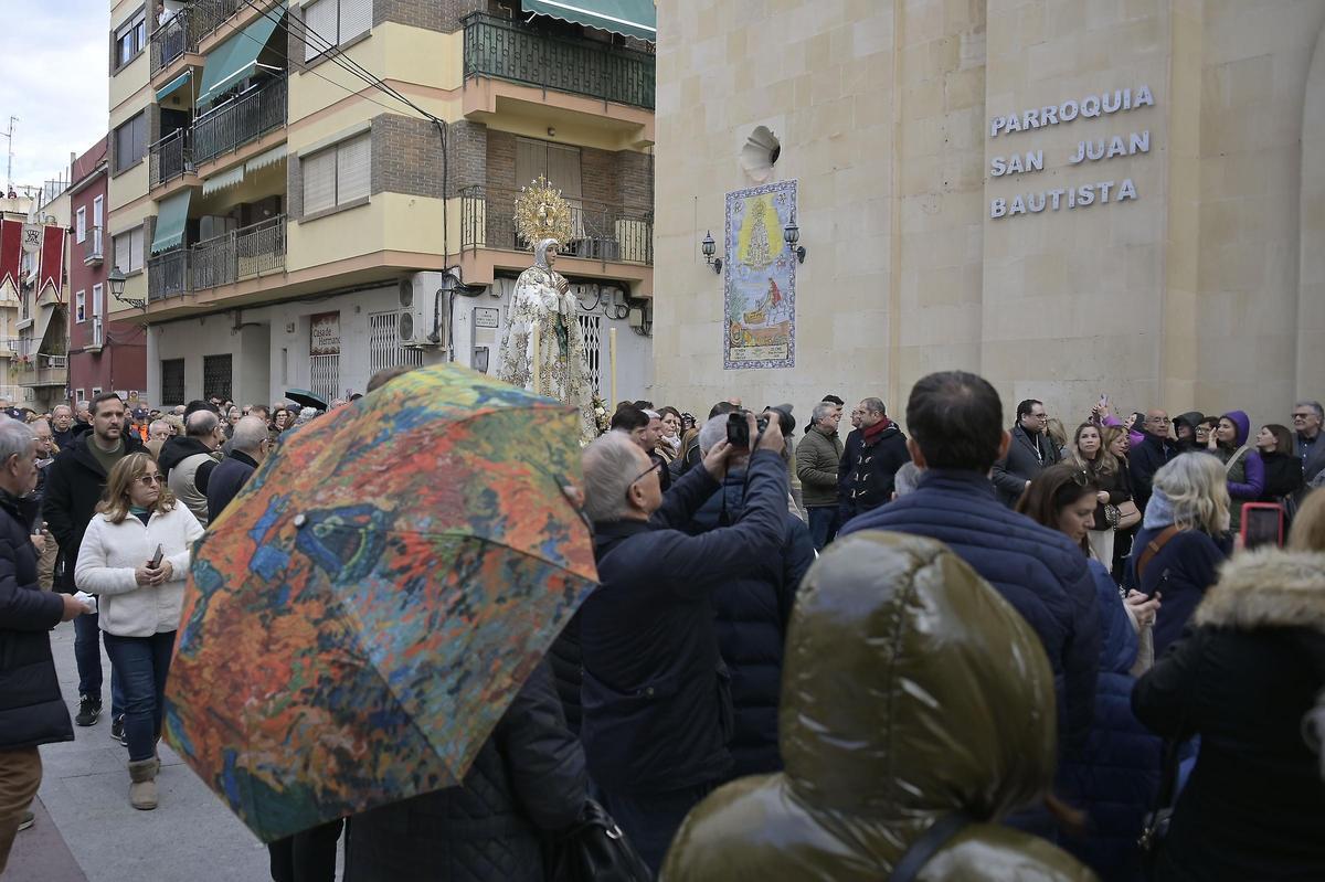 Así ha sido la salida de la patrona de Elche en romería