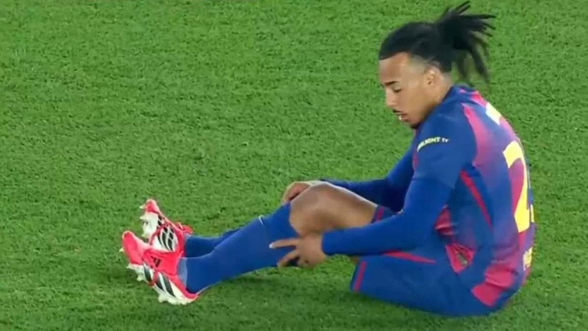 Momento de la lesión de Jules Koundé