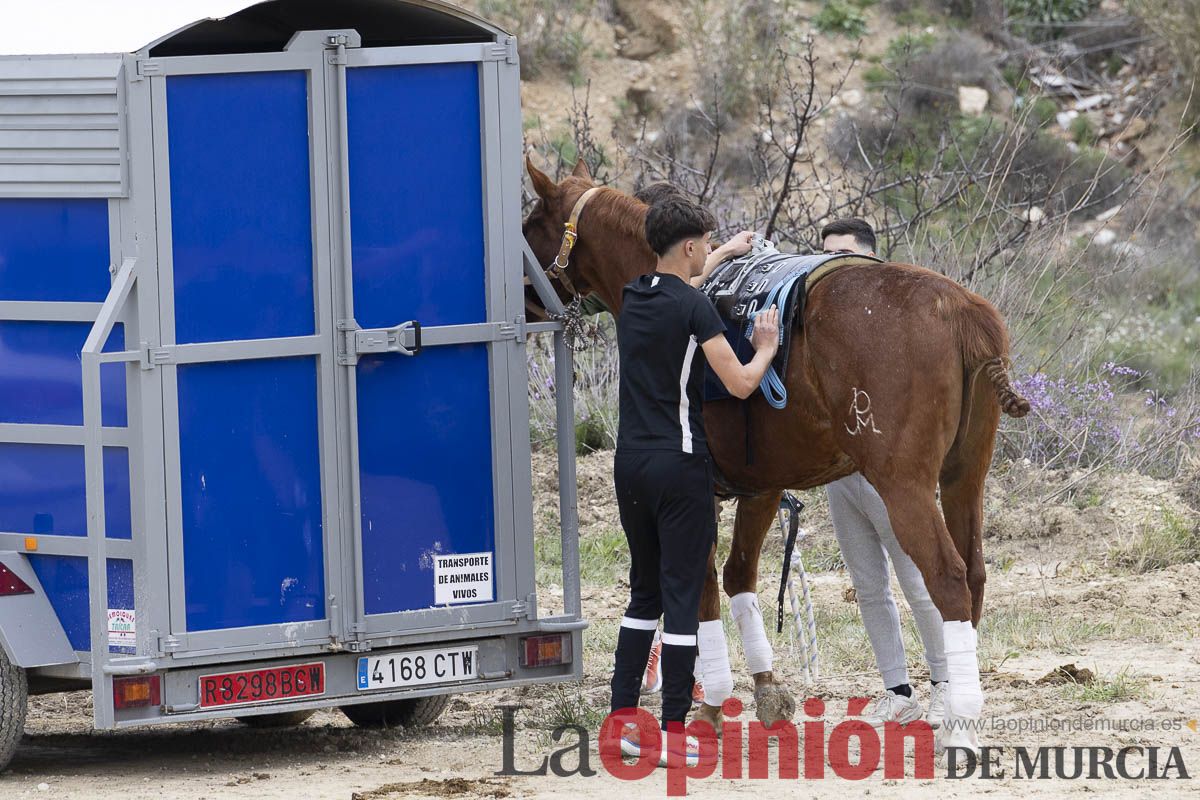 Los Caballistas se miden las fuerzas en la cuesta de entrenamiento