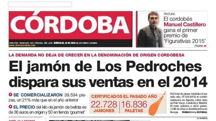 La portada de CÓRDOBA