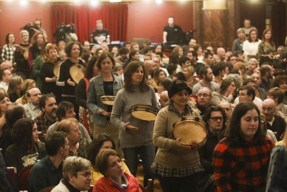 Conciertu pola oficialidá nel teatru Palacio Valdés