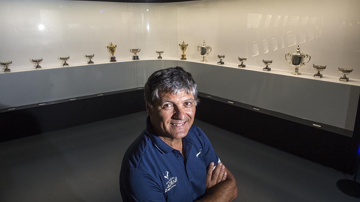 Toni Nadal, entrenador de Rafael, repassa la carrera tennística del seu nebot.