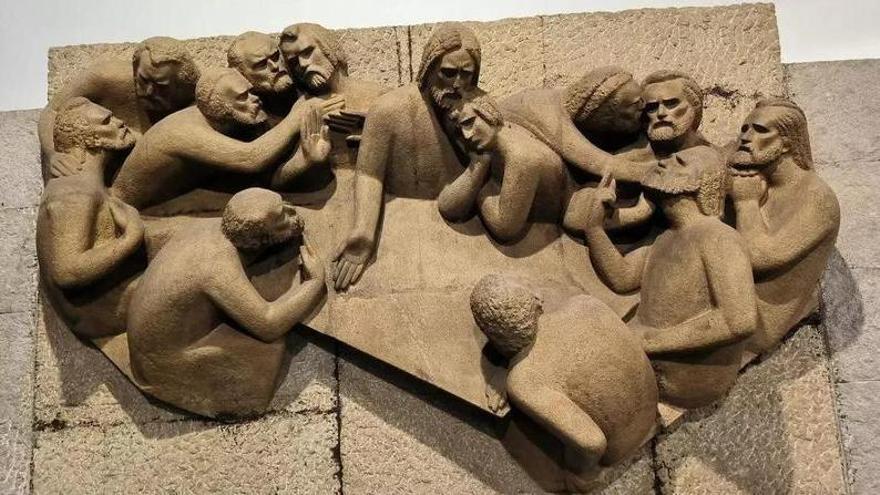 La escultura de Xoán Piñeiro que necesitó el impulso del Papa para llegar a ser una realidad