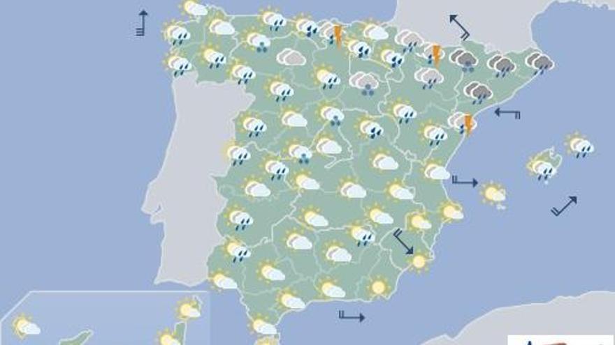 Intervalos nubosos y temperaturas sin cambios en Canarias