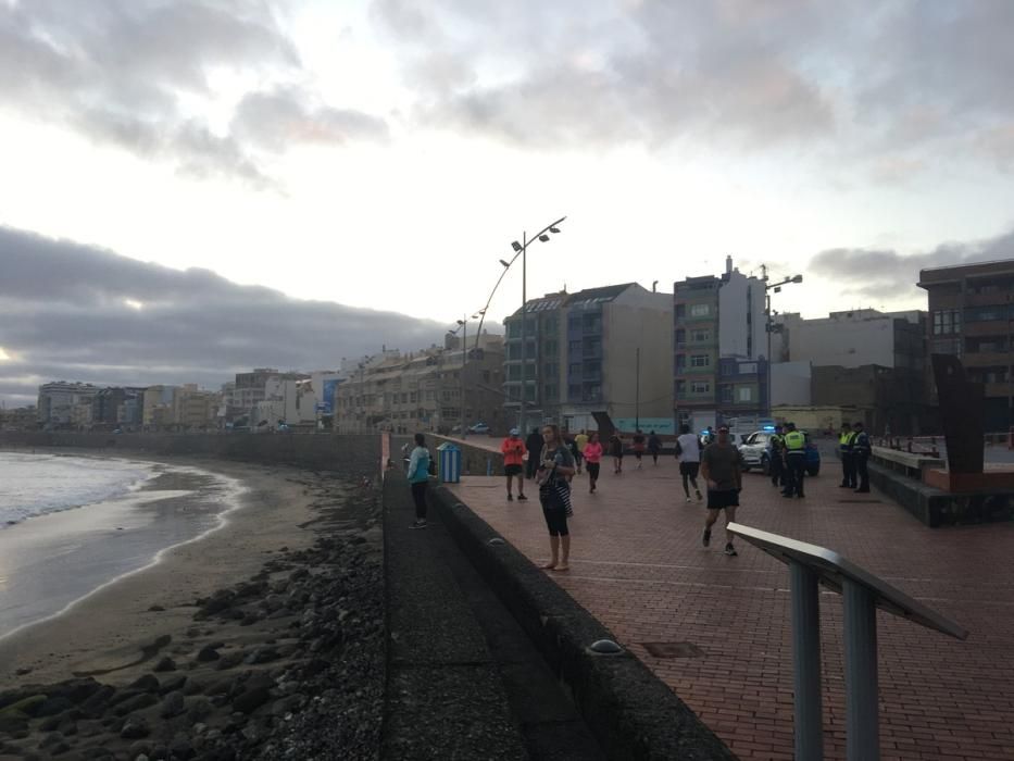 Deportistas en Las Palmas de Gran Canaria