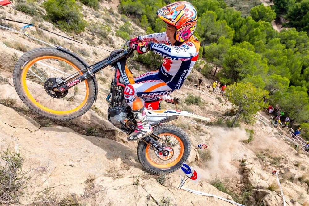 Bou se luce en el Mundial de Trial de La Nucía.