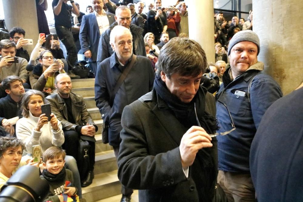 Conferència de Carles Puigdemont a Universitat de Copenhaguen