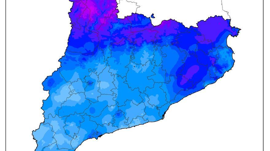Acumulats més de 100 l/m² de pluja a Pallars Sobirà i Vall Fosca i més de 50 al Pirineu, l&#039;Alt Empordà i el Montseny