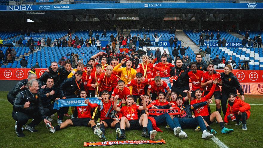RCD Espanyol-RCD Mallorca, las imágenes de la Copa del Rey juvenil