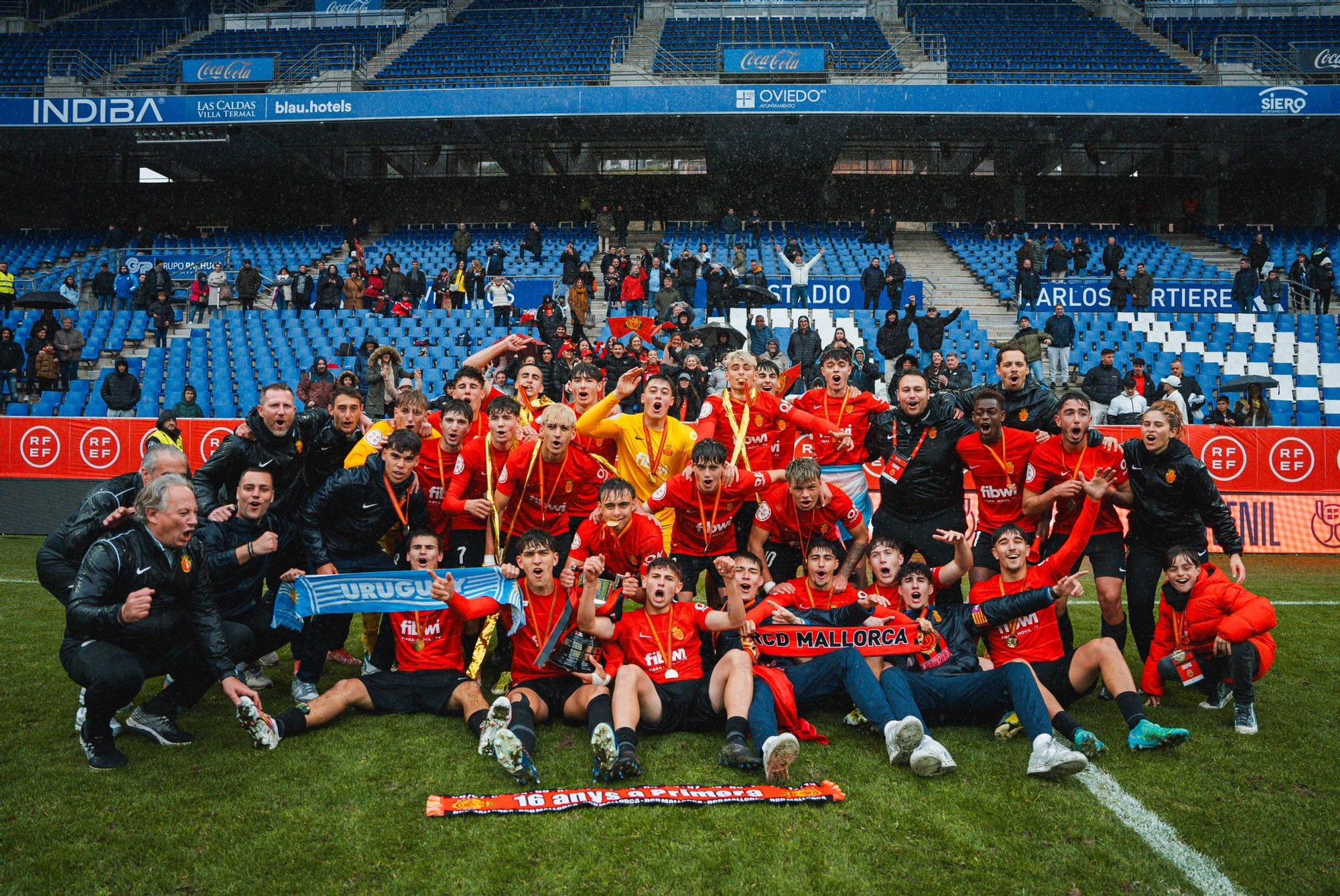 RCD Espanyol-RCD Mallorca, las imágenes de la Copa del Rey juvenil