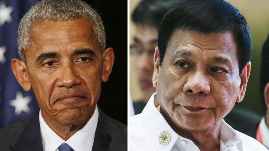 Duterte dice que no quería insultar a Obama cuando le llamó &quot;hijo de puta&quot;