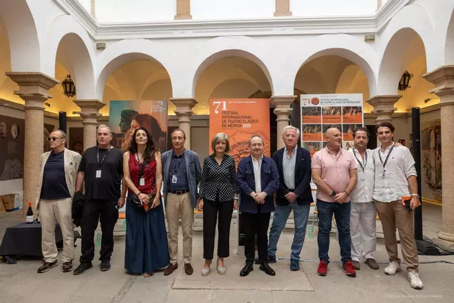 Así ha sido la presentación de la obra 'Edipo Rey' en Mérida