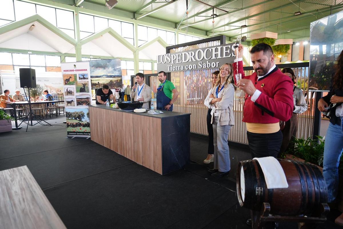 Zona destina a a la gastronomía de Los Pedroches en la Feria Agroganadera.