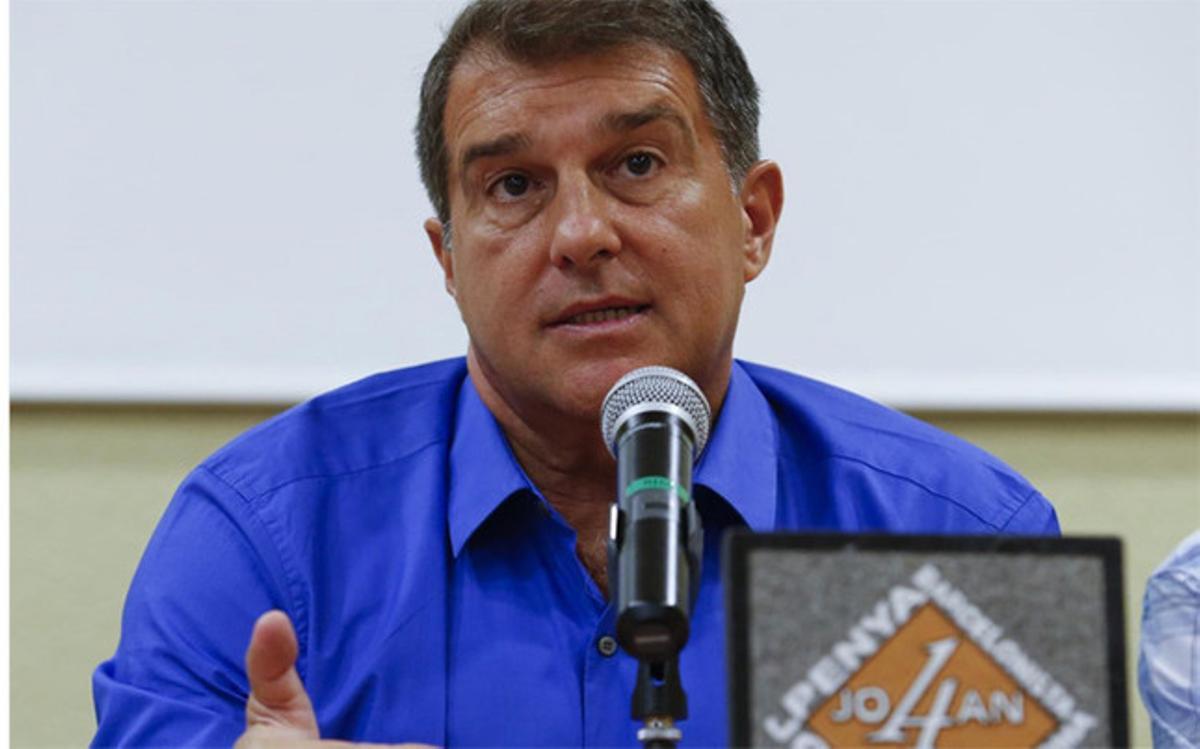 Laporta, en la penya barcelonista Johan de Santa Coloma