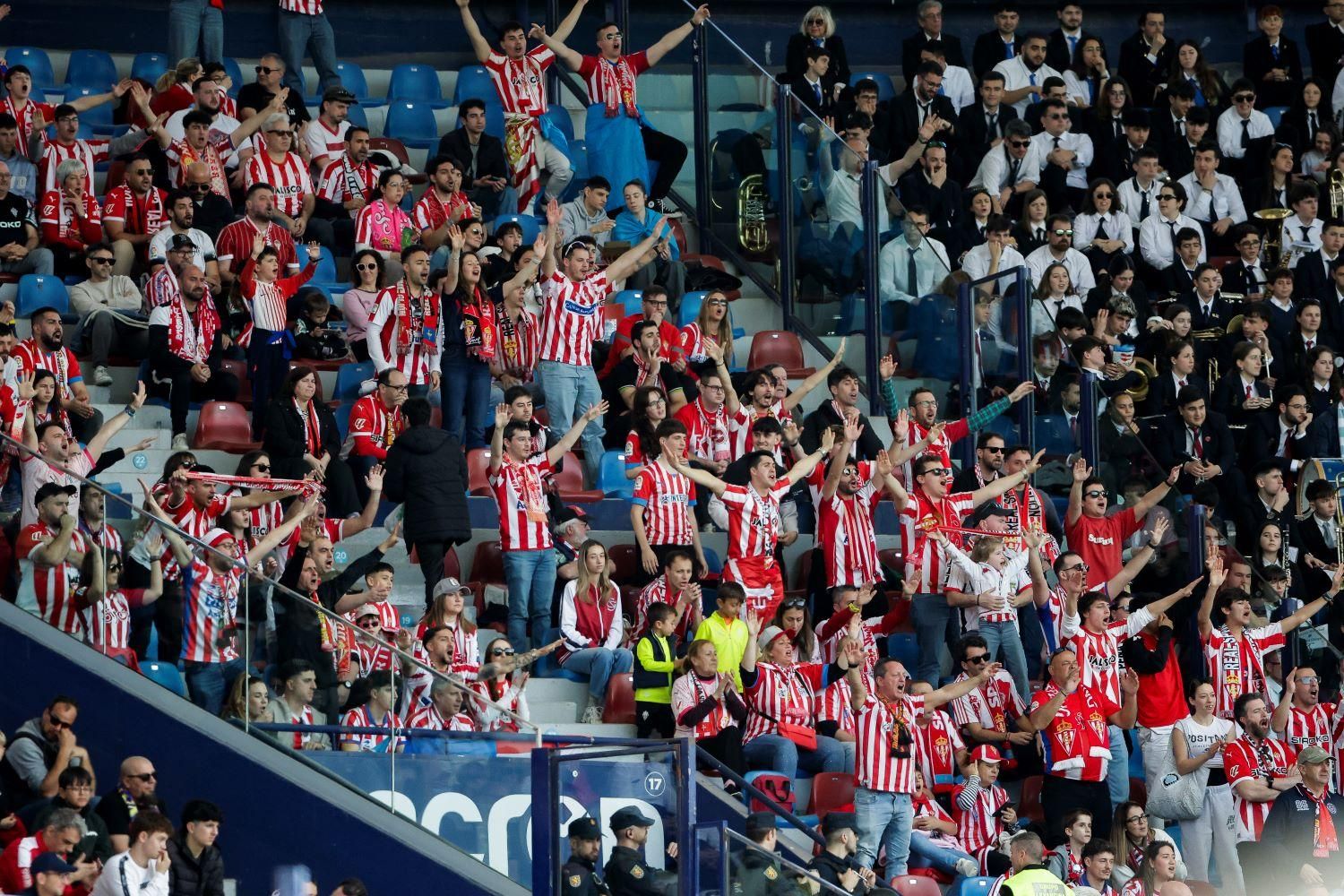 Así fue el partido entre el Sporting y el Levante