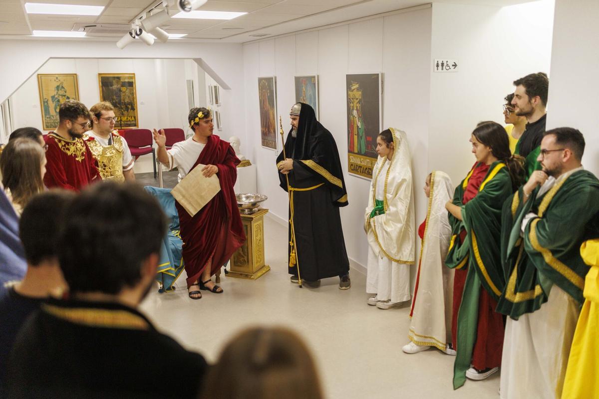 Ensayo del musical de los jóvenes californios