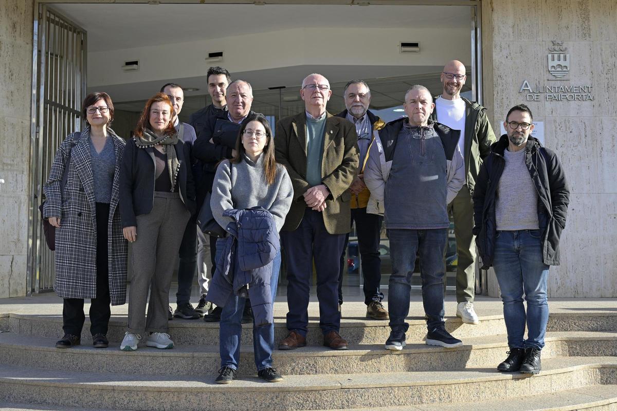 Reunión en el ayuntamiento de Paiporta.