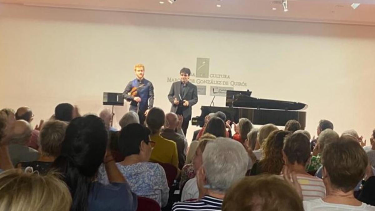 Un moment del concert a la Casa de la Marquesa