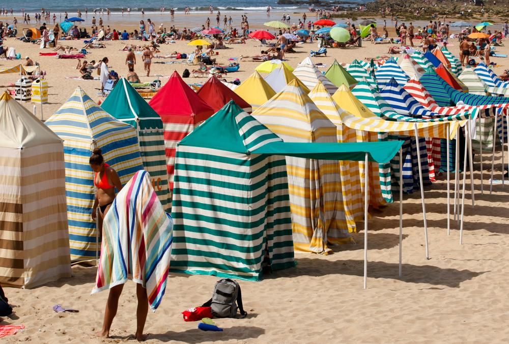 Calor en la Playa de San Lorenzo