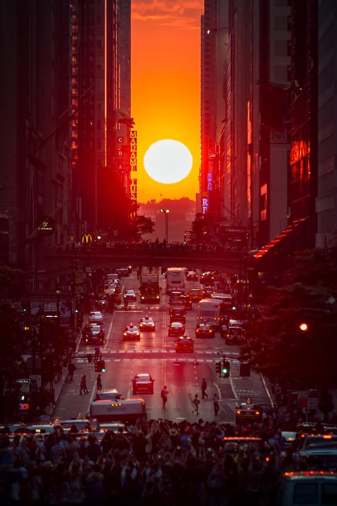 Manhattanhenge, el poder del sol