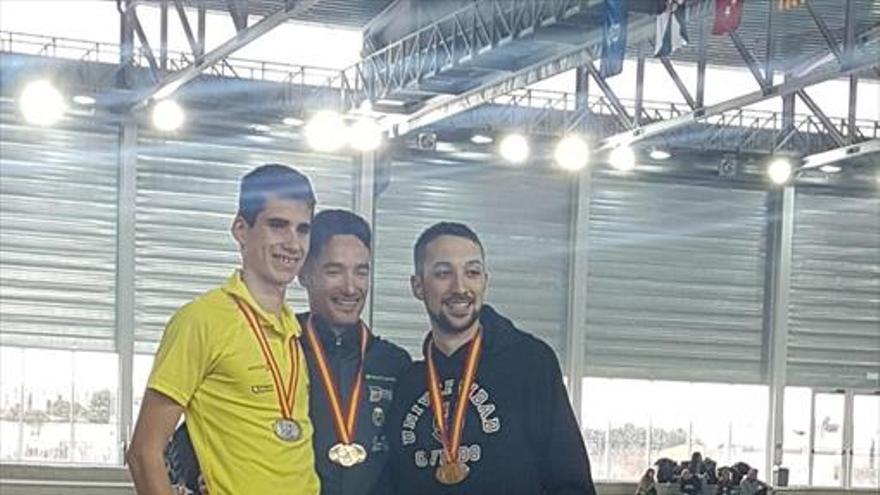 Tres medallas para Aragón en el Nacional