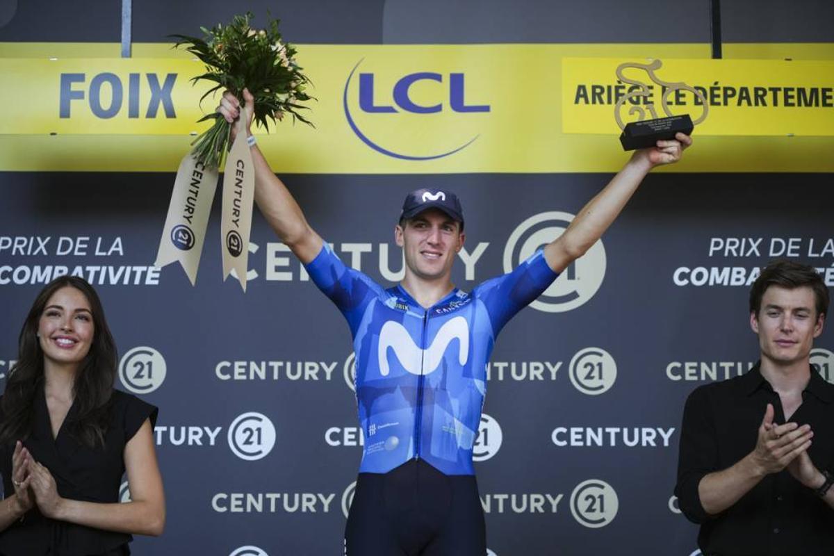 Pablo Castrillo ganó la combatividad de la cuarta etapa.